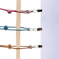 TTBellok 24 Pcs Universal Fabric Holders, Adjustable Cross Stitch Fastening, Embroidery Side Clips for Scroll Rod Canvas
