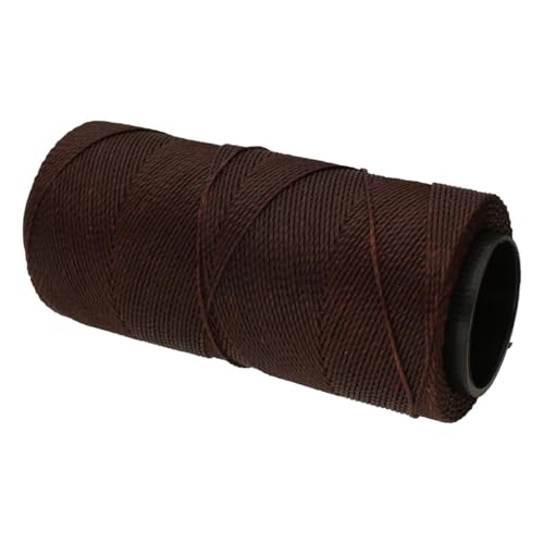 The Beadsmith Knot It Waxed Polyester Cord – Cedar Brown Color – 0.7mm Diameter – Light Wax, 144 Meters (472 Feet) Per Spool – Make Jewelry, Macrame, Friendship Bracelets and DIY Crafts - color: Cedar Brown