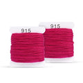 Embroidery Floss Kit and Refills - Cotton Threads - DMC Color Coding for Cross Stitch, String Crafts, Friendship Bracelets - color: 915 Dark Magenta