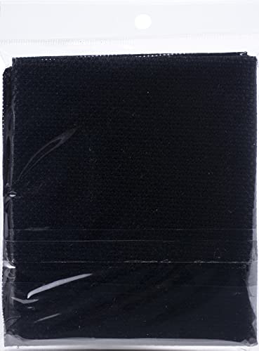 14 Count Aida Fabric Pre-Cut for Counted Cross Stitch - Black - size: 15" x 18"