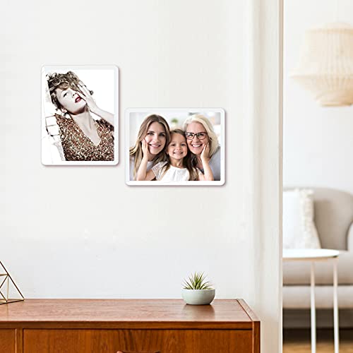 Bluesun 6×8 Picture Frame White, Vertical & Horizontal Wall & Tabletop - color: white, size: 6x8 （1 Pcs）