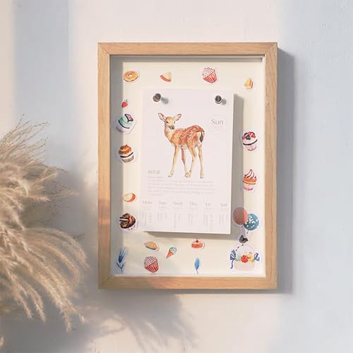 2 Pack Shadow Box Frame 8x10 Shadow Box Display Case Natural Wood Picture Frame Real Glass Surface Internal Depth 0.6 inch for Wall Or Tabletop - color: Teak, size: 8x10 inch