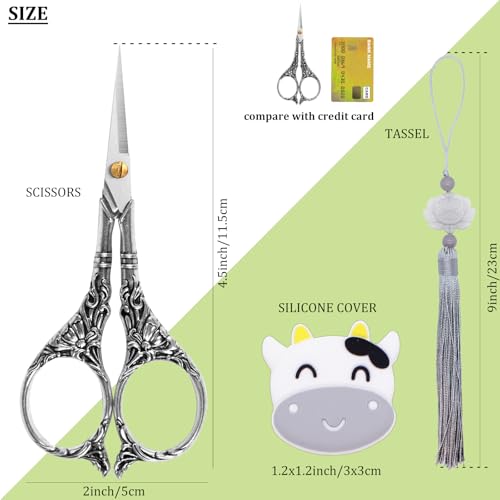 Sewing Embroidery Scissors with Cover Sewing Scissors for Craft - style: Traditional