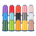 BAI Embroidery Thread Set 15 Colors 40WT 108D/2 Polyester Thread 4000M - color: 15colors