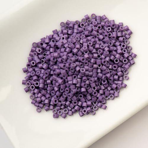 John Bead 25g Cylin Beads Opaque Dark Mauve 11/0 Glass Cylindrical Seed Beads for Jewelry Bracelets Necklaces Earrings Making Embroidery - color: Dark Mauve
