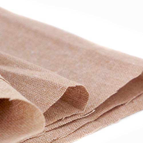 Rose Flavor Pre-Cut Quilting Linen Fabric,Craft Cloth,DIY for Sewing Crafting 60" by 1 Yard(Khaki) - color: Khaki