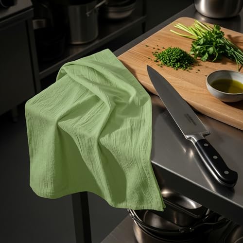 Utopia Kitchen Sage Green Flour Sack Towels [12 Pack-28 x 28 In]100% Cotton - color: Sage Green, size: 12 Pack