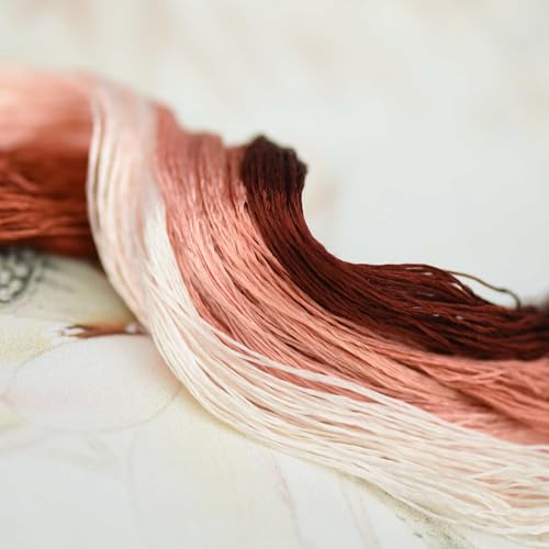Natural 100% Mulberry Handmade Embroidery Silk Thread Silk Floss (93) - color: 93