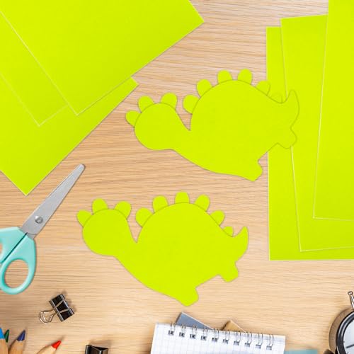 10PCS Bright Yellow Self Adhesive Felt Fabric Sheets Sticky Felt Sheets for Craft Supplies Art Home Making（8.3" x 11.8"/20 x 30cm） - color: Bright Yellow
