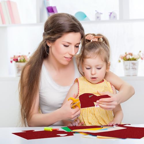 Felt Fabric 36" X 36"(1 Square Yard) (Burgundy) - color: Burgundy, size: 36" X 36"
