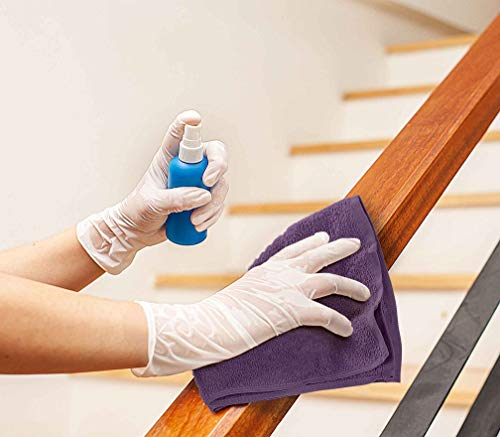 Utopia Towels Kitchen Bar Mops, Pack of 12, 16x19 in, 100% Cotton, Plum - color: Plum, size: 12 Pack