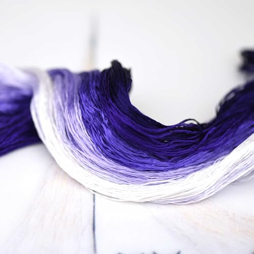 Natural 100% Mulberry Handmade Embroidery Silk Thread Silk Floss (96) - color: 96