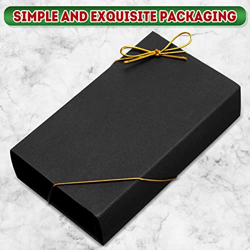 Berlune 120 Pcs Elastic Bows Pre Tied Stretch Loops Wrap, Gold - color: Gold