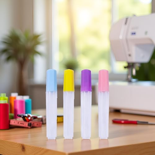 4 Pcs Clear Plastic Embroidery Felting Sewing Container Pin Needle Storage Tubes Bottle Holder Knitting Needle For Case Box Needle Storage Tubes Sewing Storage