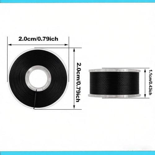 Sewing Thread Kit, 25 Pcs Bobbins for Sewing Machine, Size A SA156 Bobbin Thread for Brother Embroidery and Sewing Machines DIY Projects Black - color: 25 Black