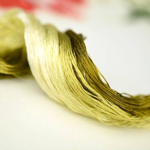 Natural 100% Mulberry Handmade Embroidery Silk Thread Silk Floss (72) - color: 72