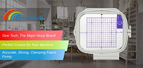 Sew Tech Embroidery Hoop for Brother, 6x6in 150x150mm SA448 SEF150 Frame
