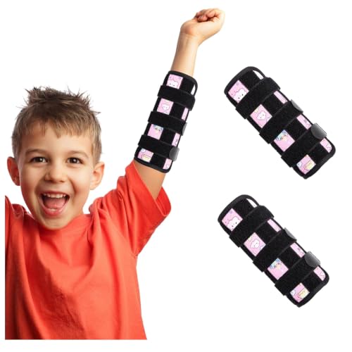 2PCS Thumb Sucking Guard, Thumb Guard for Thumb Sucking(Cloud & Rainbow) - color: Pink Clouds and Rainbows