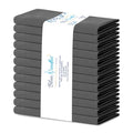 Blue Needles Solid Cloth Napkins 100% Cotton Set of 12-18 x 18 Inches - color: Gray, size: 18" x 18" (Set of 12)