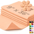 IONTACH 9" X 36" Soft Felt Sheets 1.6mm Thick (4 Packs, Peach Fuzz) - color: Peach Fuzz