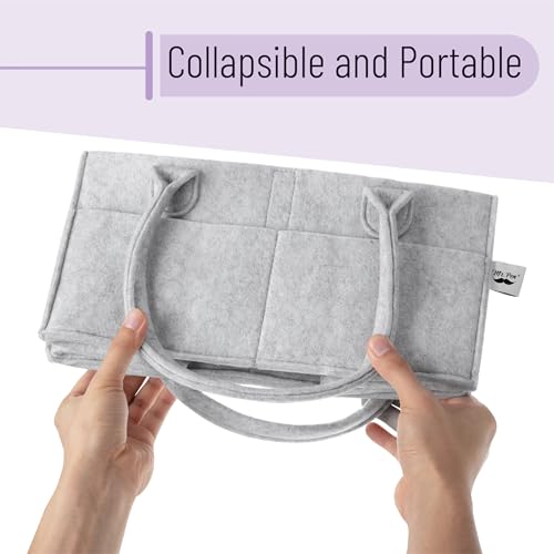 Mr. Pen- Baby Diaper Caddy Organizer, Gray, Medium - color: Gray, size: 1 Pack, Regular