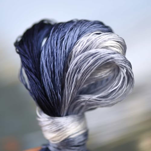 Natural 100% Mulberry Handmade Embroidery Silk Thread Silk Floss (69) - color: 69