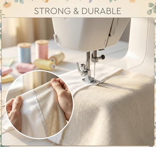 ilauke 90 pcs White Prewound Bobbin Thread, Sewing Thread Bobbins - color: White