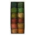 Valdani Pearl Cotton Sz 8 | Accents 2 - Quiet Autumn | 12 Balls 73 Yds - color: Accents 2 - Quiet Autumn S8, size: 8