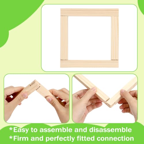 OwnMy 5 Inch Needlepoint Stretcher Bars Wood Stretcher Bars for Needlework - size: 5 Inch