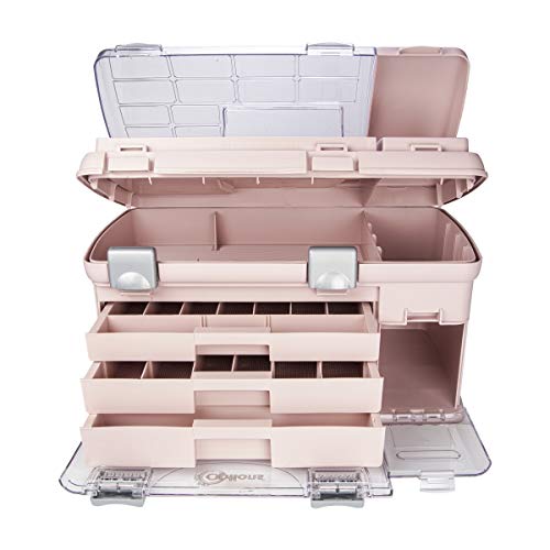Large Three Drawer Organization System - Two Small Utility Stows | Battery, Jewelry, Small Parts, Craft, Sewing, Paint, Collectibles Storage