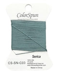 3-Strand Silk Needlepoint Thread, 10 Yard Smooth & Lustrous Silk Thread for Needlepoint, Hand Embroidery, Sewing & DIY Needlework to Family and Friends(Light Steel Blue) - color: Light steel blue