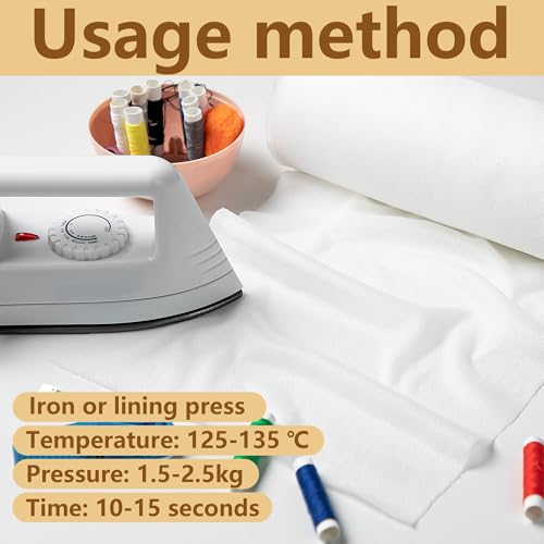 codree 13" x 22 Yd Extra Long Soft & Cozy Embroidery Stitch Cover - Washable Iron On Soft Touch Embroidery Backing - Prevent Scratchy Stitch Covering for Sewing