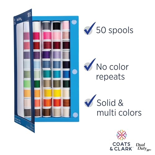 Coats & Clark Dual Duty All Purpose Sewing Thread for Sewing Machine
