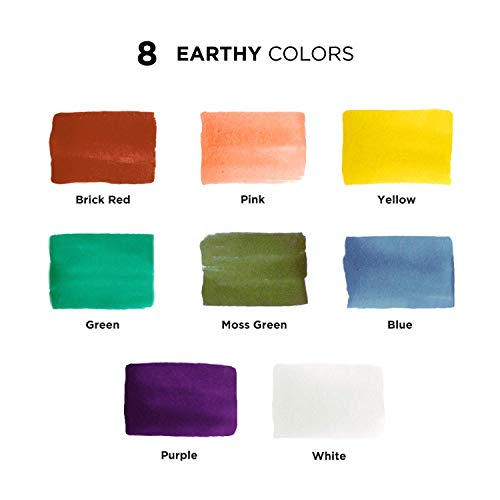 Chalkola 8 Pastel Chalk Markers for Chalkboard Signs, Blackboard - 6mm Tip - size: Bold Tip - 6mm