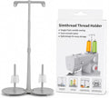 Simthread Gray ABS Dual Spool Thread Holder for Compatible Sewing Machines - color: Gray