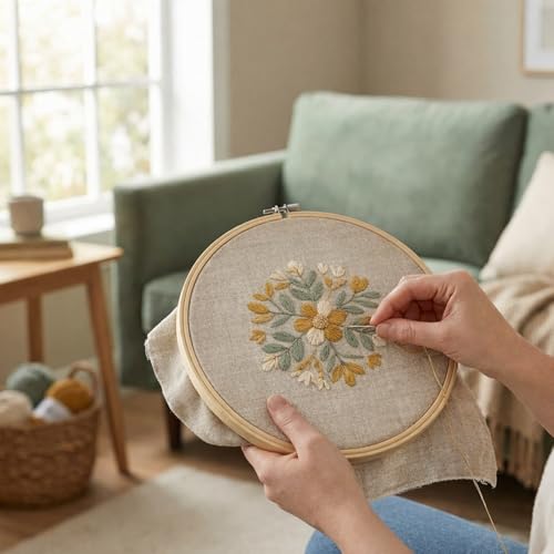 14 Inch Embroidery Hoop Bamboo Wood Quilting Cross Stitch Wooden Hoops