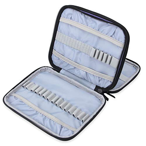 Teamoy Crochet Hook Organizer Case, Empty Crochet Hook Holder, Purple - color: Purple