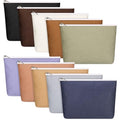 Reginary 10 Pcs Canvas Makeup Bags Bulk Blank Cosmetic Bags,Earthy Tones - color: Earthy Tones