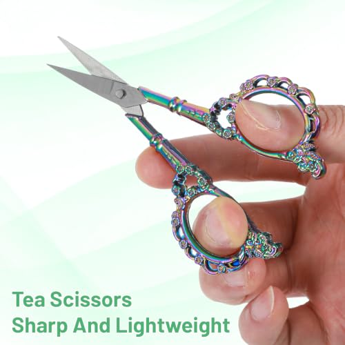 2 Pcs Small Scissors, Sewing Scissors Small, Anti-Rust Smooth Cut
