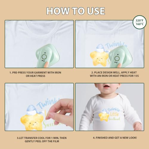 30Pcs Baby Boy Iron on Transfers Decal Dtf Transfers Ready to Press - color: Baby Boy208