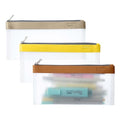 Mr. Pen - 3 Pack Clear Kids Pouch - Multi-Use Pencil & Make Up Case - color: Autumn, size: 3 Pack, Medium