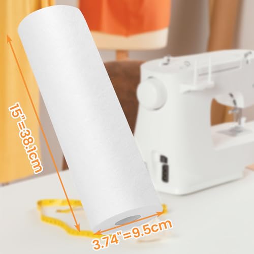 New brothread 15" x 25 Yd Roll Wash Away Embroidery Stabilizer - size: 15"x25yd roll