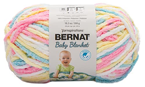 Bernat Baby Blanket Big Ball Pitter Patter - color: Pitter Patter, size: 1 Pack