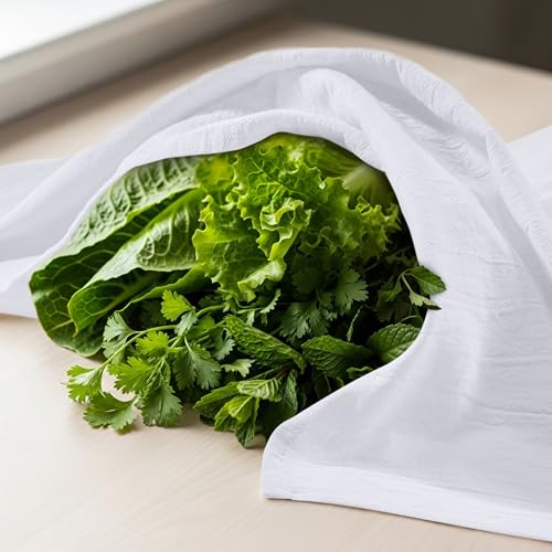 Utopia Kitchen White Flour Sack Towels [6 Pack - 28 x 28 Inch] 100% Cotton - color: White, size: 6 Pack
