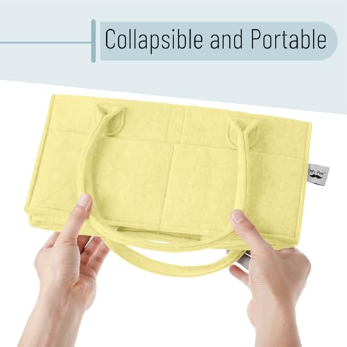 Mr. Pen- Baby Diaper Caddy Organizer, Lemon Glow - color: Lemon Glow, size: 1 Pack, Regular