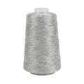 Metallic Crochet Thread, 80g Lurex Yarn for Charms (Sliver) - color: Sliver