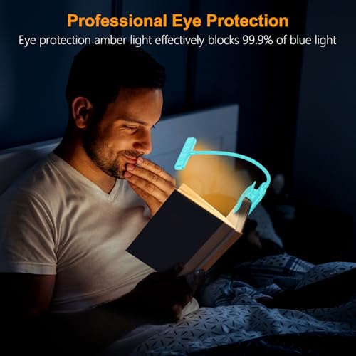 Gritin 19 LED Rechargeable Book Light for Reading in Bed - color: Blue