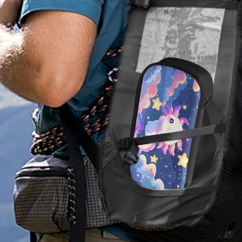 Axolotl Stars Insulin Cooler Bag Insulated Diabetic Medication Organizer Carrying Protection Case with Handle for Insulin Pen, Test Strips, Lancets, Needles - color: Axolotl Stars