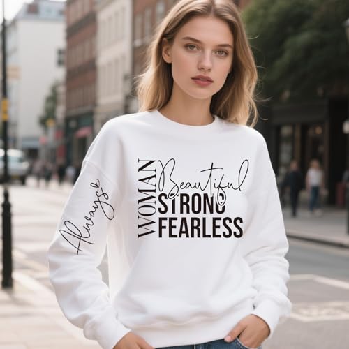 Dtf Transfers Ready to Press - 20Pcs Motivational Sleeve Designs Iron on Transfer, Positive Affirmation Iron on Decals Patches for T Shirts, Encouraging Heat Transfer for DIY Hoodies Clothes - color: Motivational 344