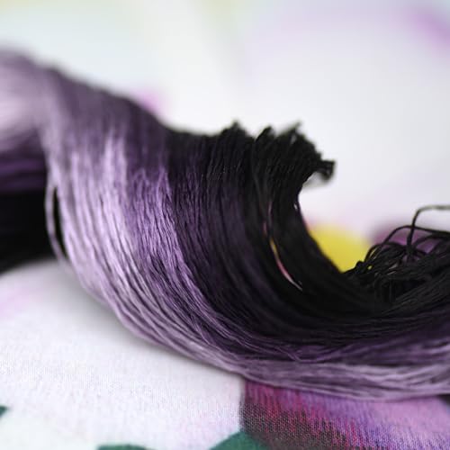 Natural 100% Mulberry Handmade Embroidery Silk Thread Silk Floss (74) - color: 74